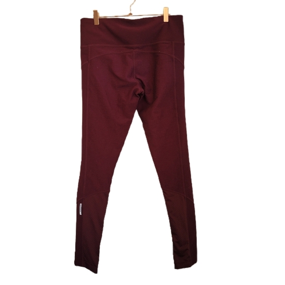 Mondetta Leggings L Large Plum Full Length Mid Rise - Picture 4 of 6